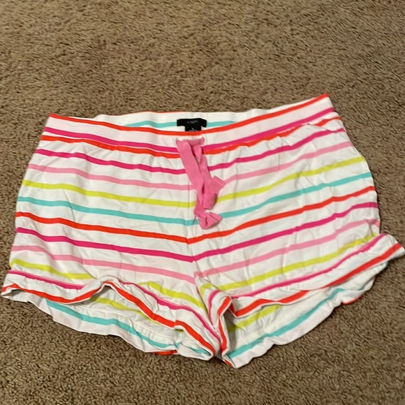 NWT J.Crew super soft pajama set. Size large. Adorable stripes! - Picture 3 of 5